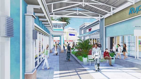 Tampa Premium Outlets artist rendering. Simon image